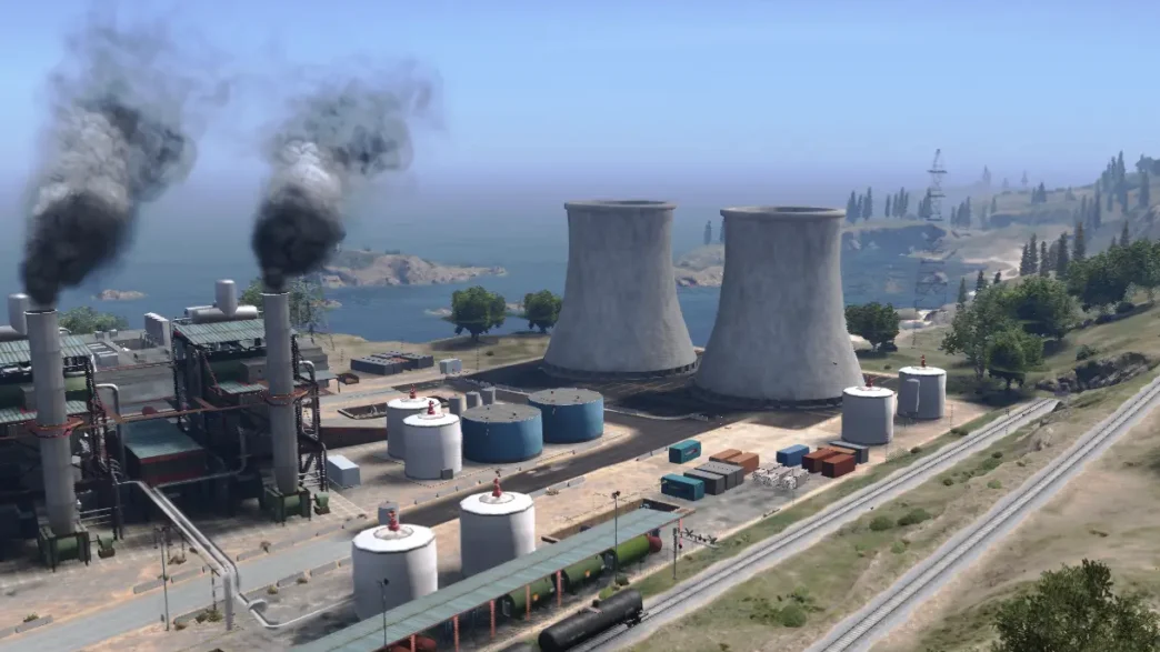 Download Power Plant [YMAP / FiveM] v1.0 GTA 5 mod and how to install the latest version to enhance the Palmer-Taylor Power Station with custom structures.