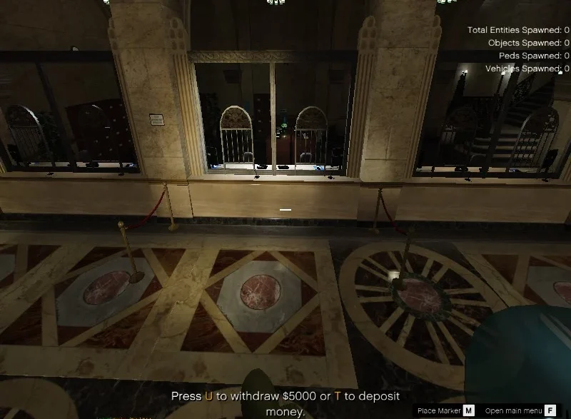 Download Bank & Fleeca ATM System GTA 5 mod to introduces a banking system with interactive Fleeca Bank branches and ATMs to manage your in-game finances.