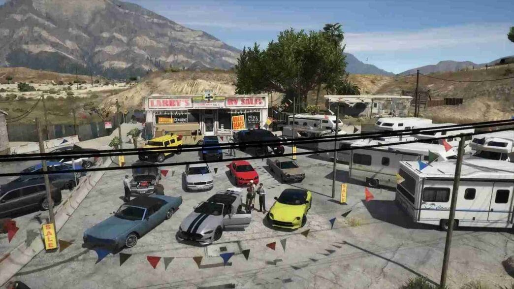 Larry’s Auto Dealer Download and install Larry’s Auto Dealer for GTA 5 mods. Create a custom auto dealership with vehicles on display using Map Editor for roleplay and gameplay.