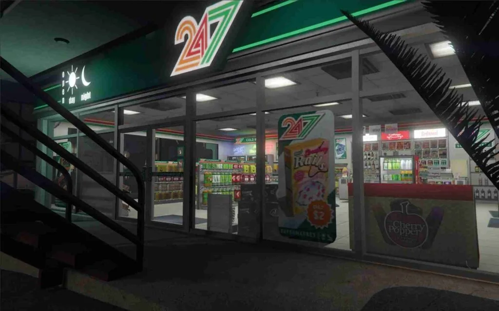 Download [MLO] Vinewood Plaza 24/7 [Add-On SP / FiveM] for GTA 5. Learn how to install this custom 24/7 store interior with restrooms, a back office, and NPC scenarios for SP and FiveM!
