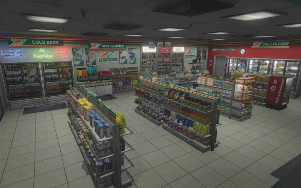 Download [MLO] Vinewood Plaza 24/7 [Add-On SP / FiveM] for GTA 5. Learn how to install this custom 24/7 store interior with restrooms, a back office, and NPC scenarios for SP and FiveM!