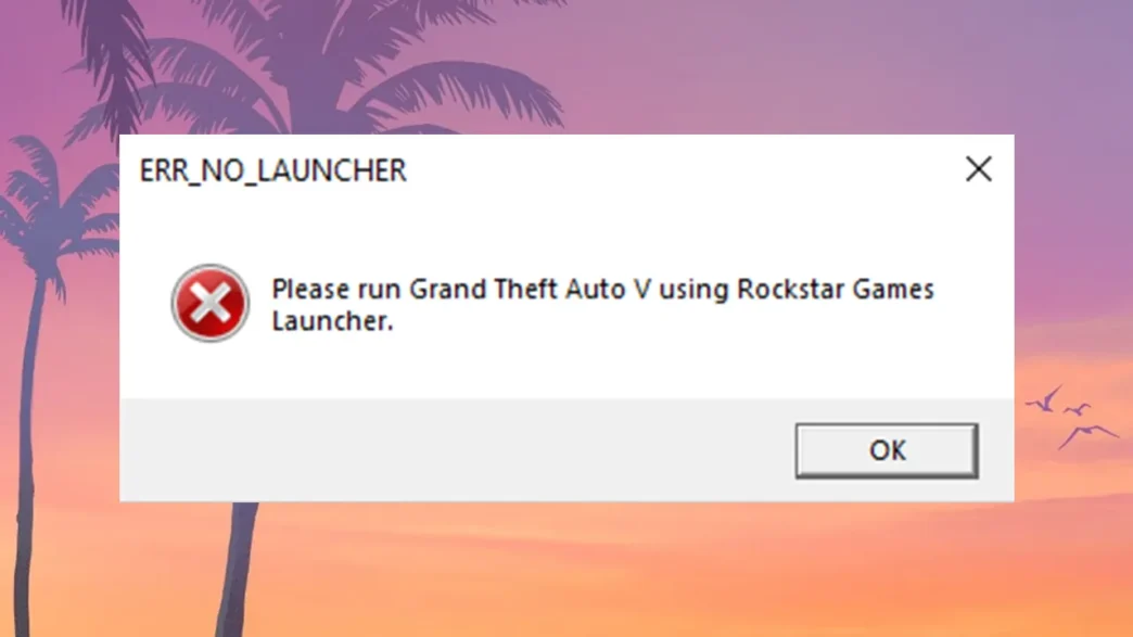 How to Fix GTA 5 Legacy ERR_NO_LAUNCHER on PC How to Fix GTA V ERR_NO_LAUNCHER error not launching via PlayGTAV.exe or GTAVLauncher.exe without reinstalling GTA 5 with Rockstar Games Launcher.