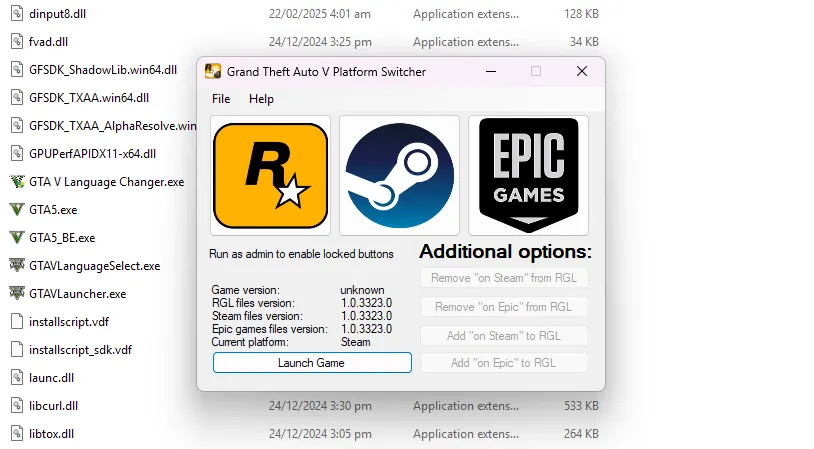 How to Install GTA 5 Legacy Platform Switcher Learn how to install Grand Theft Auto V (GTA 5) Platform Switcher mod, allowing easy switching between different versions of the game on PC.