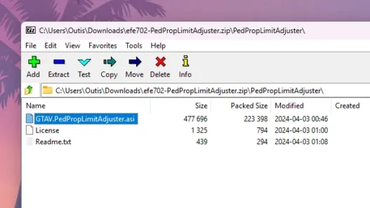 PedProp Limit Adjuster - GTA 5 Mods Download PedProp Limit Adjuster GTA 5 mod – increase ped prop limits for hats, glasses, and accessories. Fix crashes and enhance customization. Install it now!