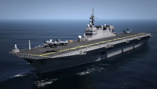 Download DDH-184 Aircraft Carrier [YMAP] GTA 5 mod – introduces the JS Kaga with detailed interiors and vehicle spawns. Compatible with FiveM and single-player. Install now!