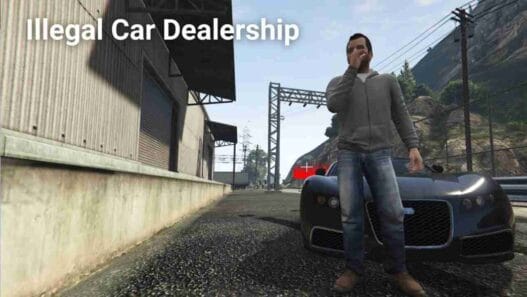 Illegal Car DealerShip - GTA 5 Mods Download and install Illegal Car Dealership mod for GTA 5 to run an underground car dealership, buy and sell stolen vehicles, and make money in Los Santos.