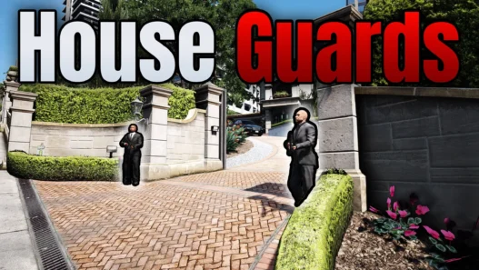 House Bodyguards/Security Download House Bodyguards/Security GTA 5 mod to protect Michael & Franklin safehouses with armed guards and learn how to install in Grand Theft Auto V on PC.