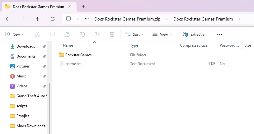 Download Rockstar Games Documents folder for GTA V Enhanced & Legacy. Fix crashes, missing saves, and broken settings with this ready-to-use setup.