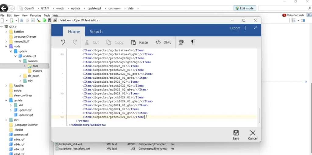 How to Add Add-On DLC Packs in GTA 5 (dlclist.xml) Guide How to install add-on vehicles, DLC packs in GTA 5 Legacy & Enhanced Edition by editing the dlclist.xml file a guide with code, file paths, and examples.